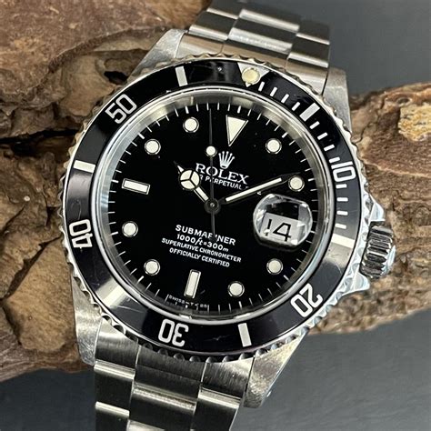 rolex submariner date 16610 acciaio|rolex submariner date 16610 price.